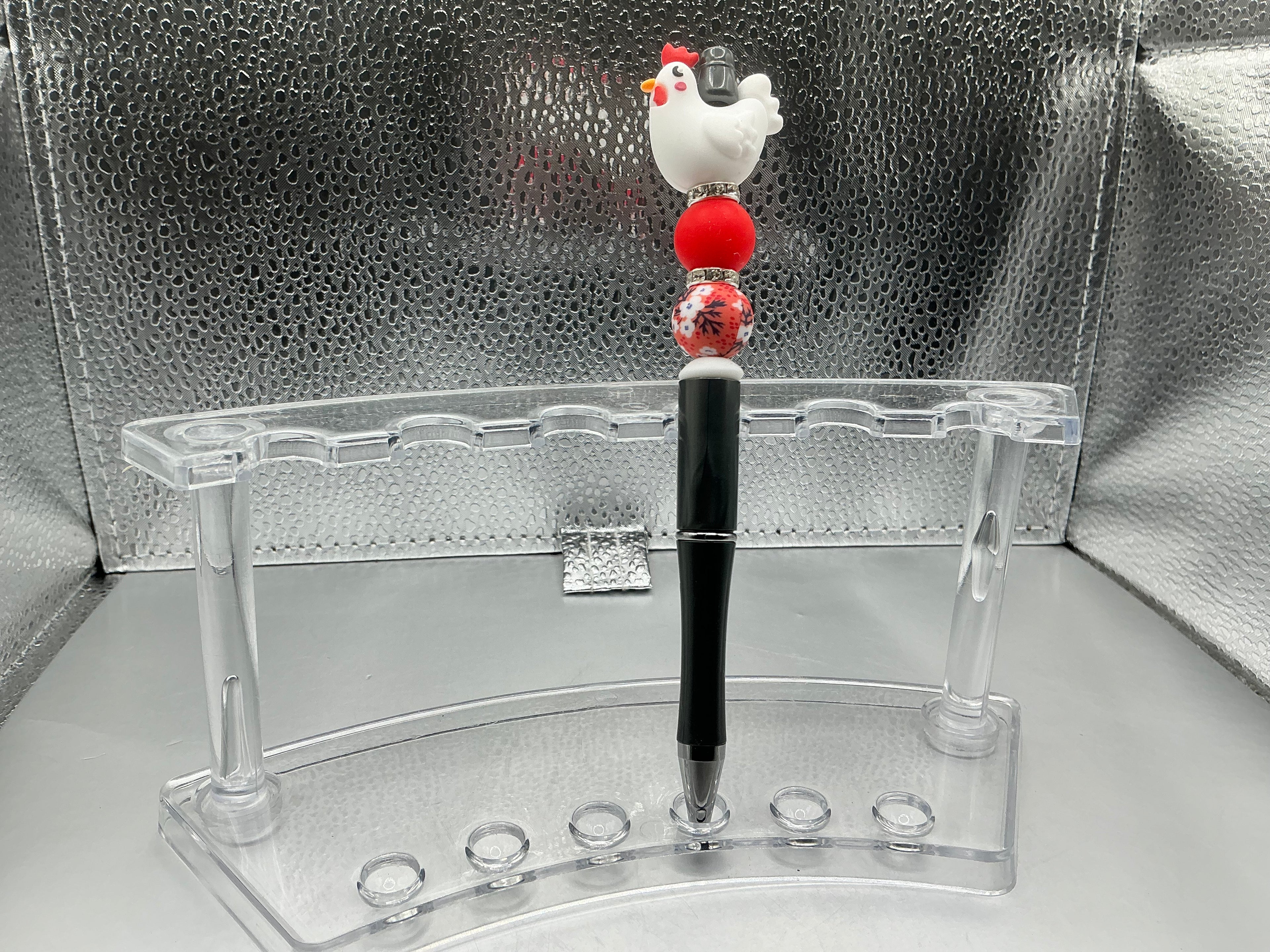White chicken pen (black ink)