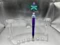 Teal dragonfly pen (black ink)