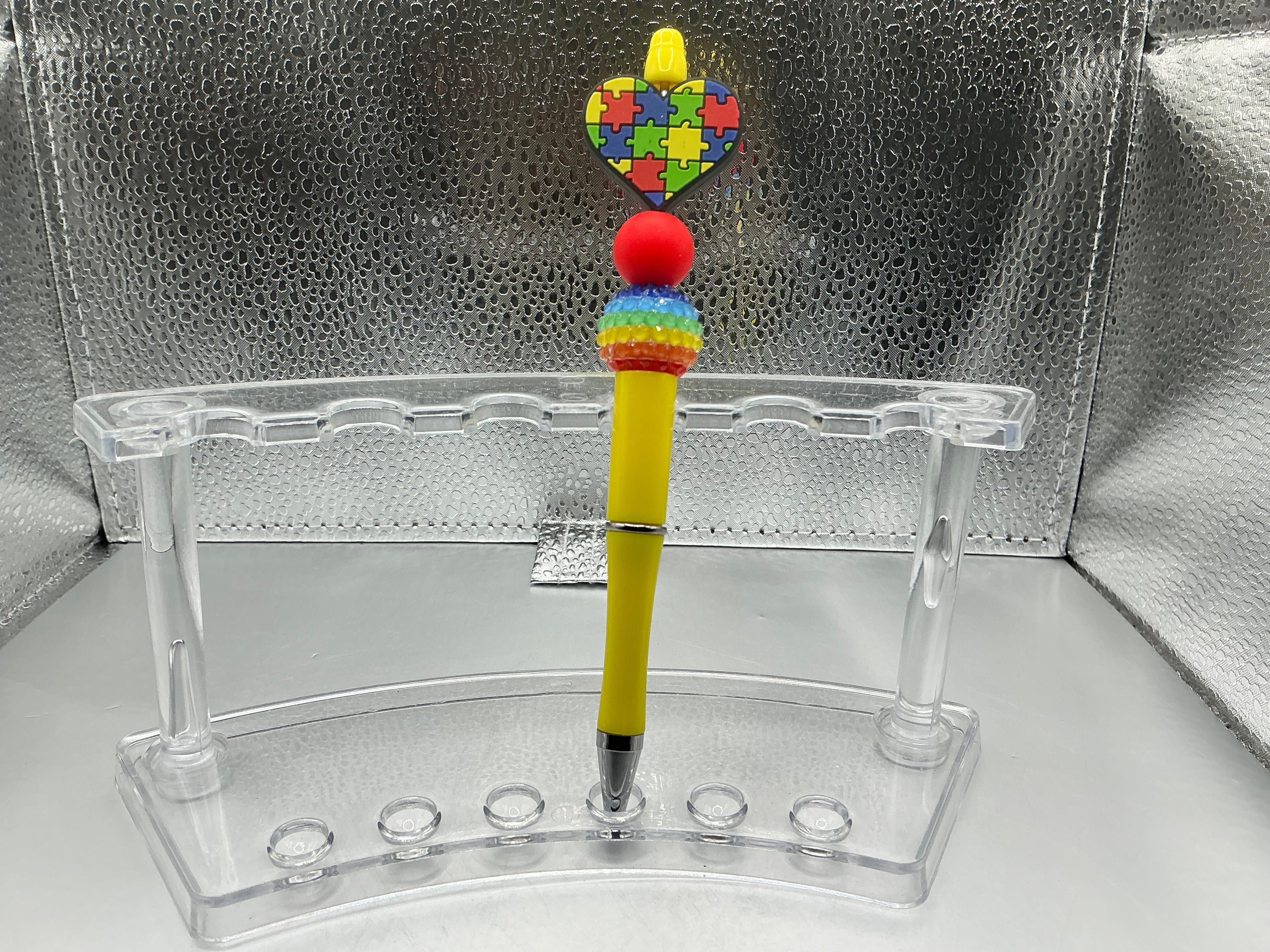 Autism heart pen (black ink)