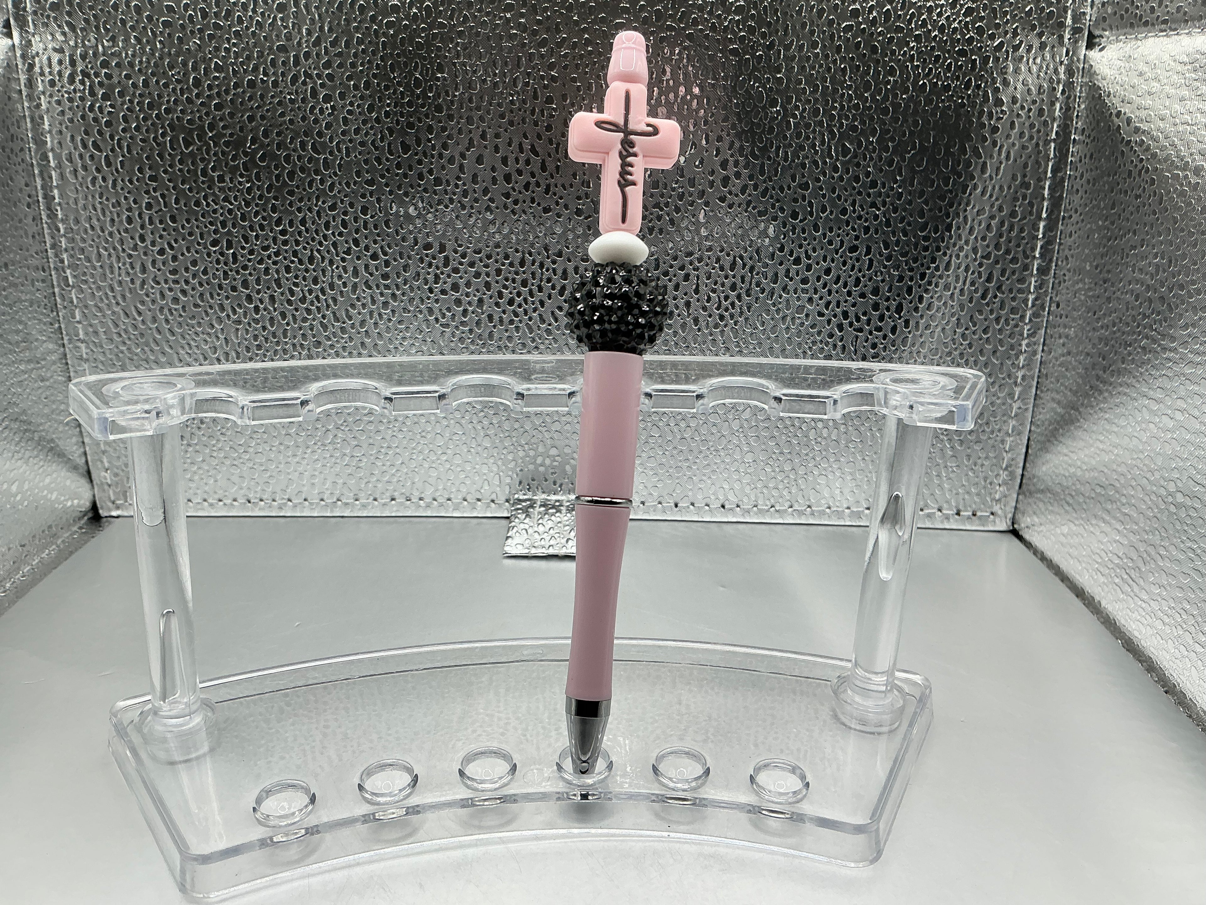 Pink cross faith pen (black ink)