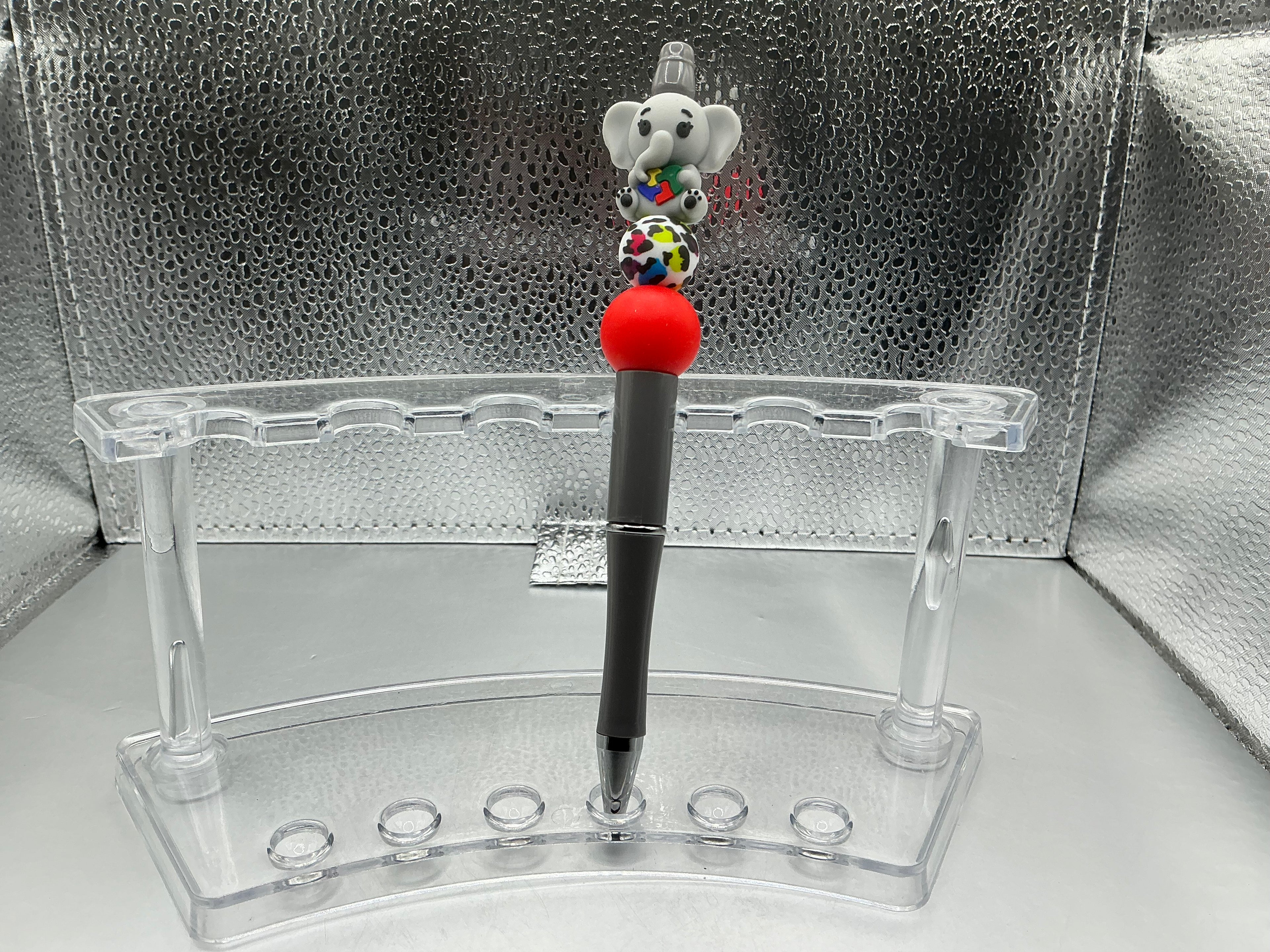 Autism elephant pen (black ink)