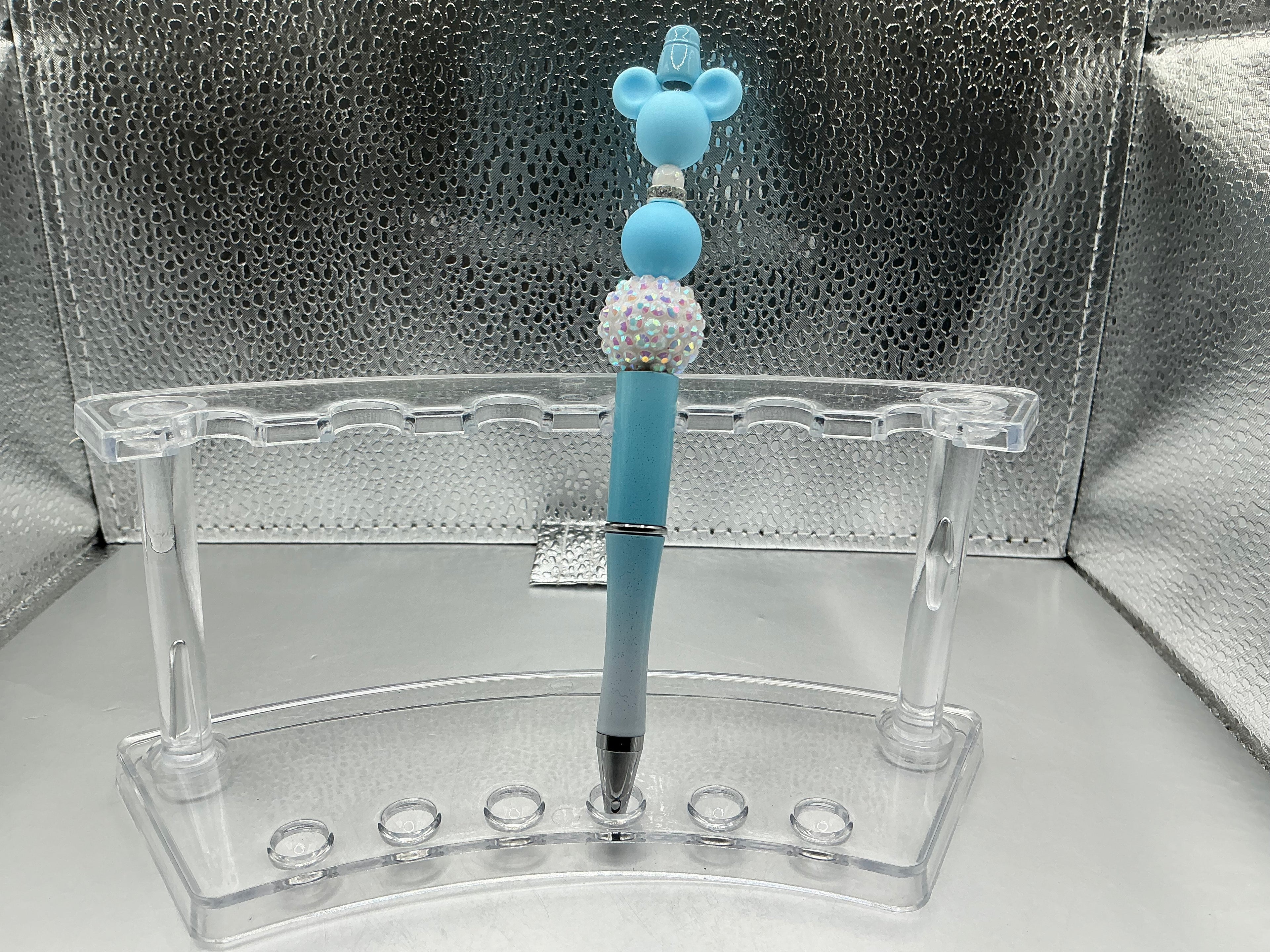 Blue Micky Mouse pen (black ink)