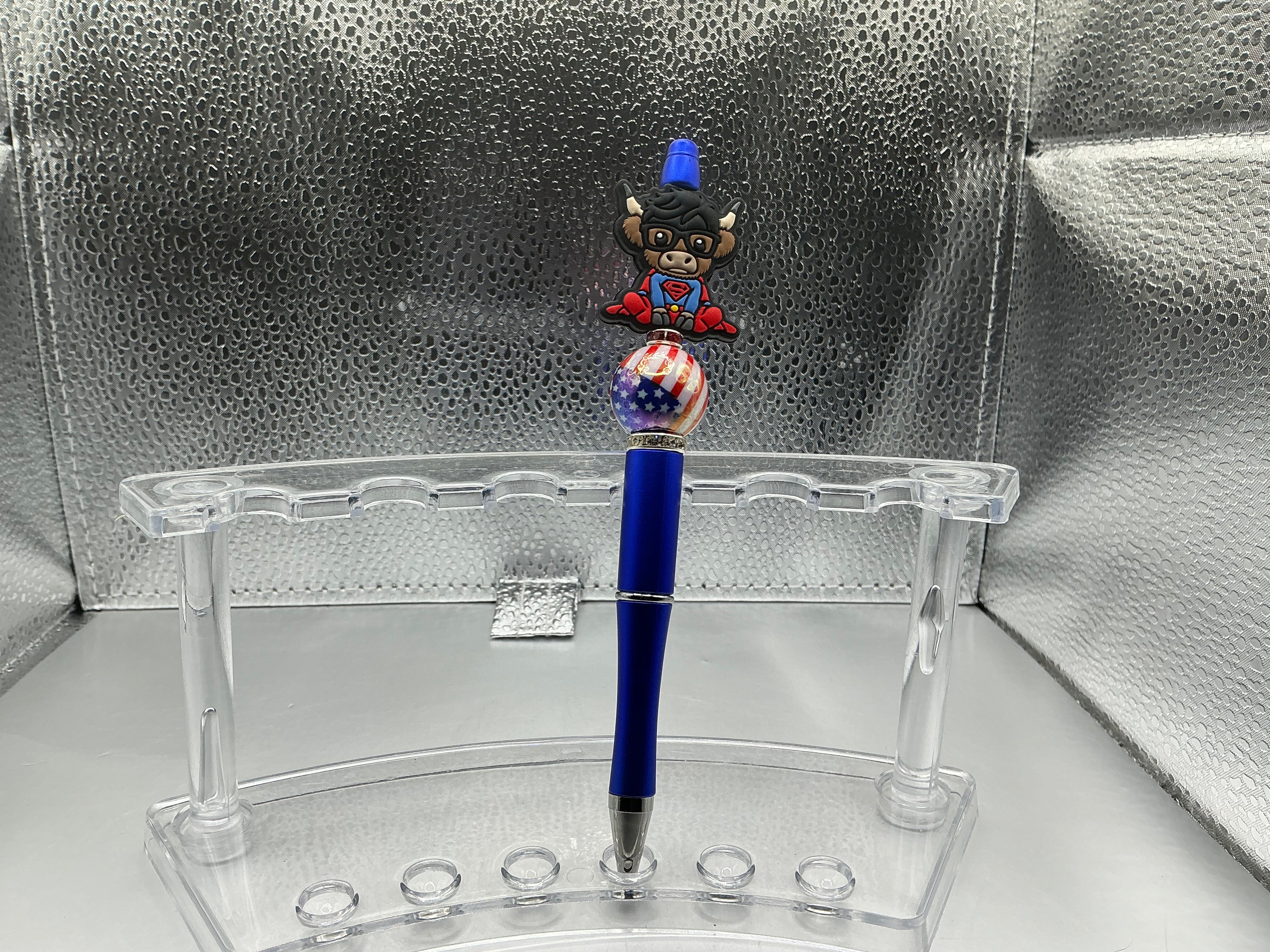 Highland Superman cow pen (black ink)