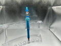 Cow print and blue balls pen (black ink)