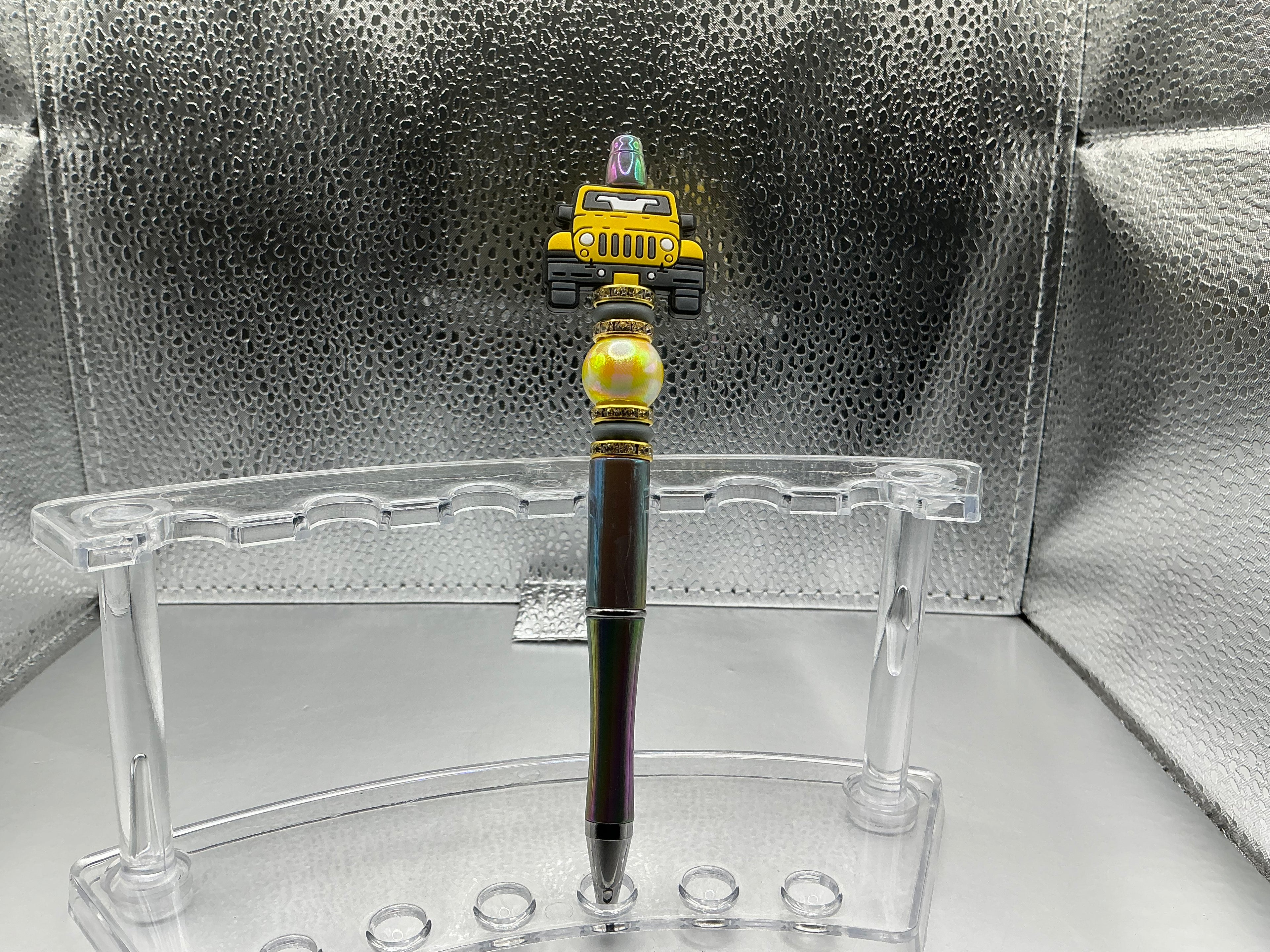 Yellow jeep pen (black ink)
