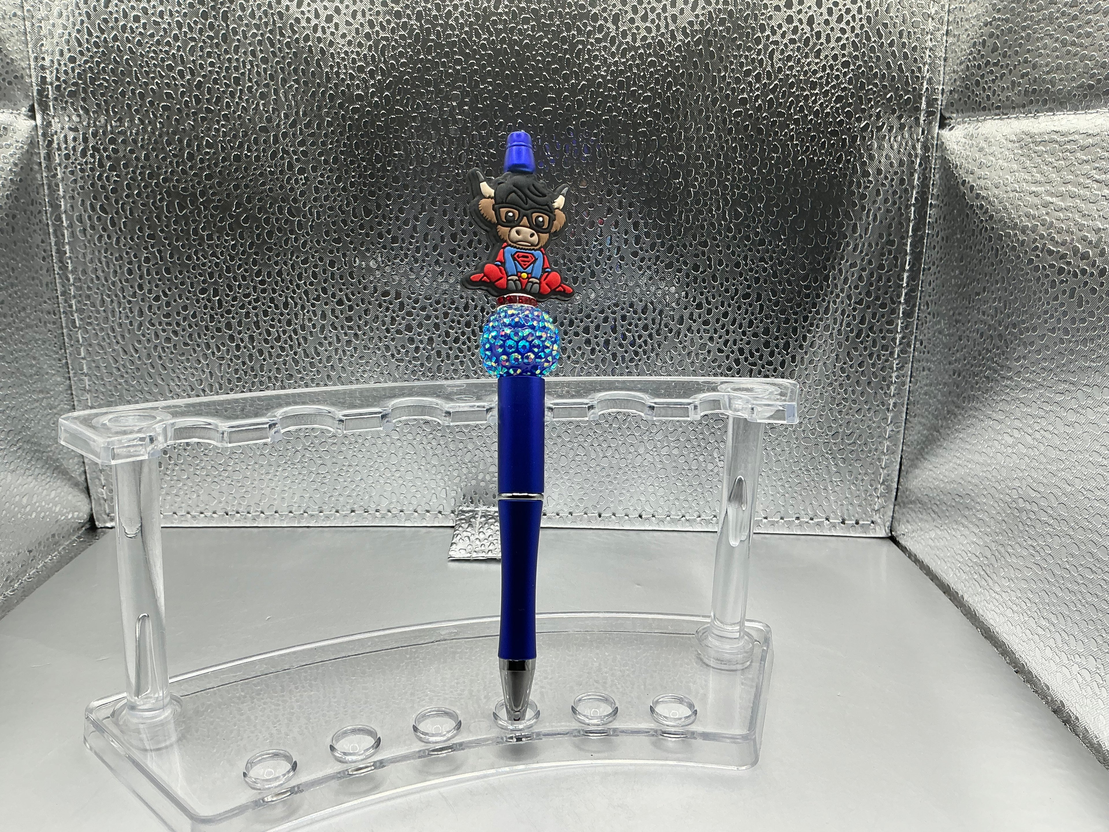 Highland Superman cow pen (black ink)