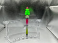 Neon green gummy bear pen (black ink)