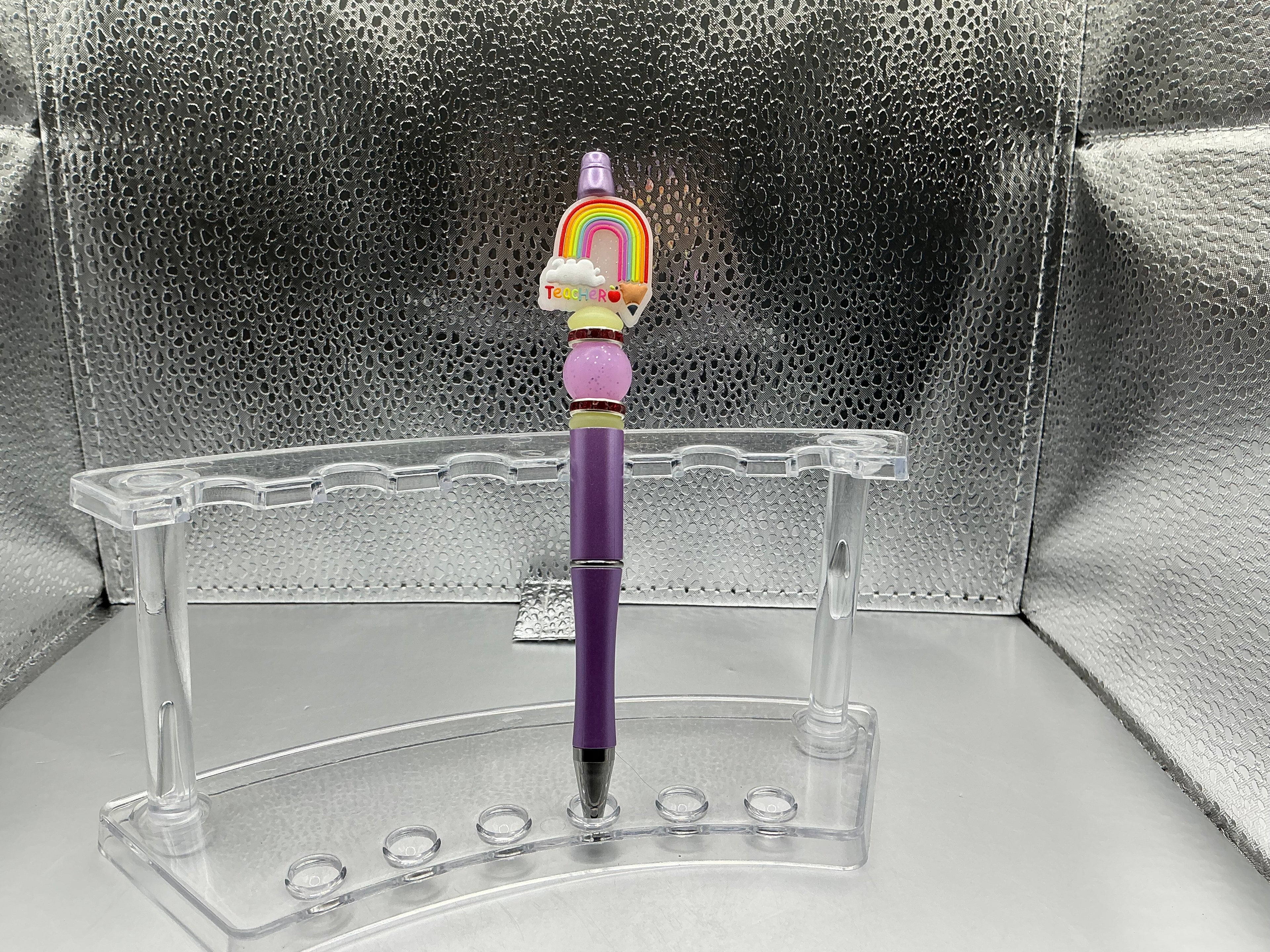 Rainbow teacher pen (black ink)