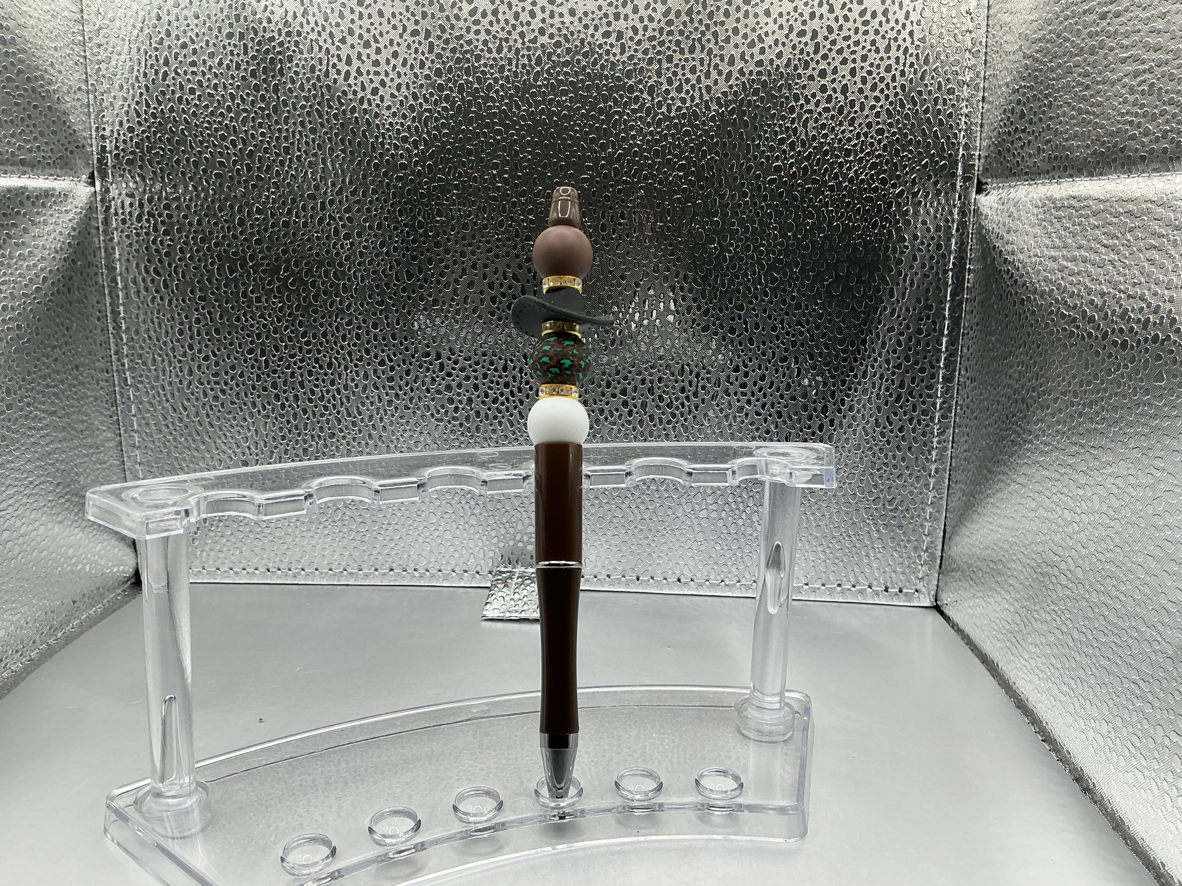 Black cowboy hat pen (black ink)
