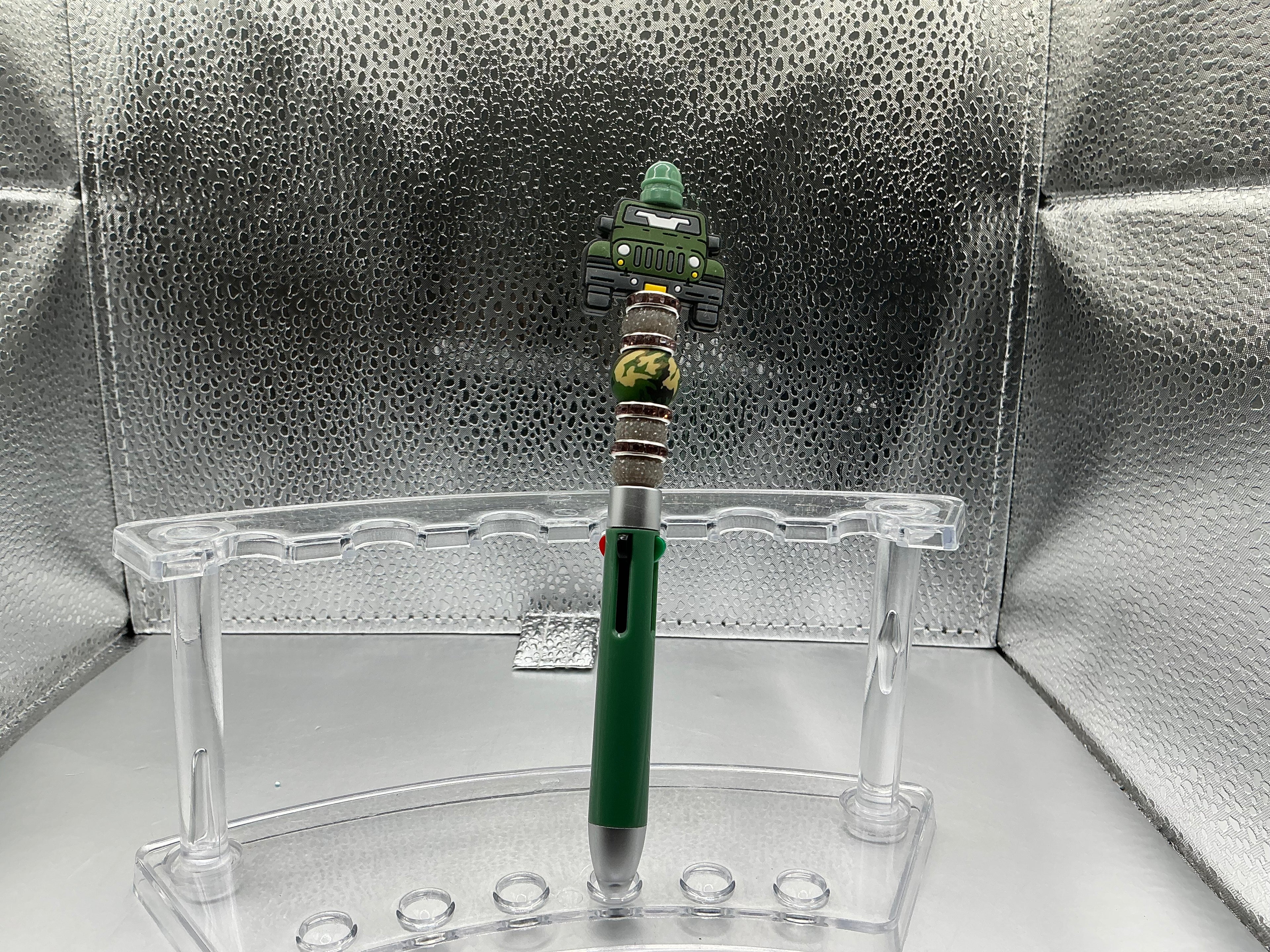 Green jeep pen (multi color ink)