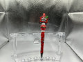 Red truck with gnomes pen (black ink)