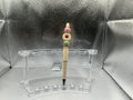Cream flower pen (black ink)