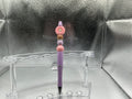 Pink flower pen (black ink)