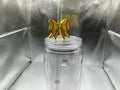 Softball bow straw topper
