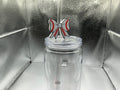 Baseball bow straw topper