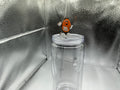 Orange M&M straw toppper