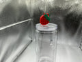 Strawberry straw topper