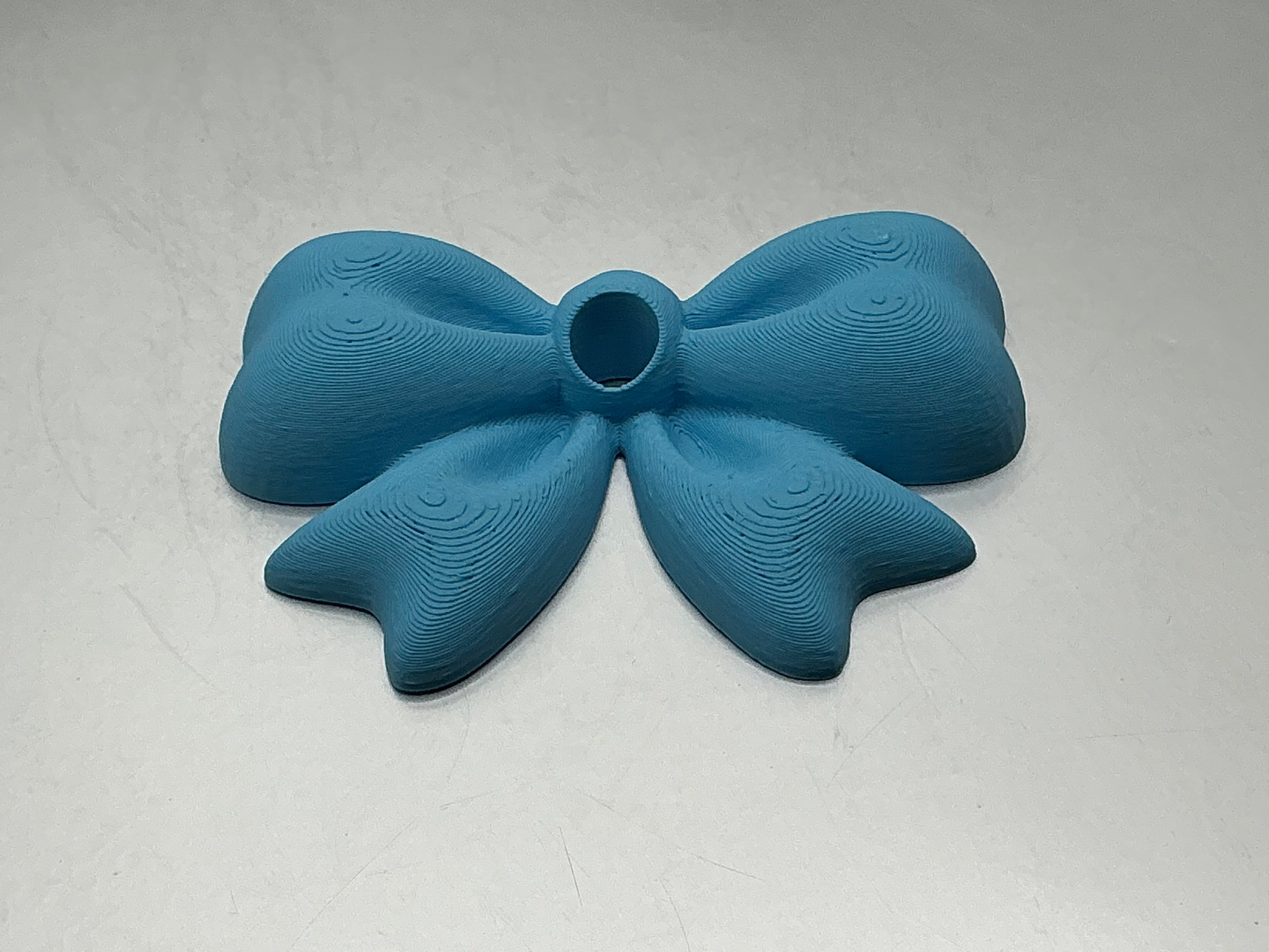 Teal Bow Tumbler topper