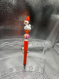 White duck with hat pen (black ink)
