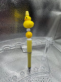 Yellow duck pen (black ink)