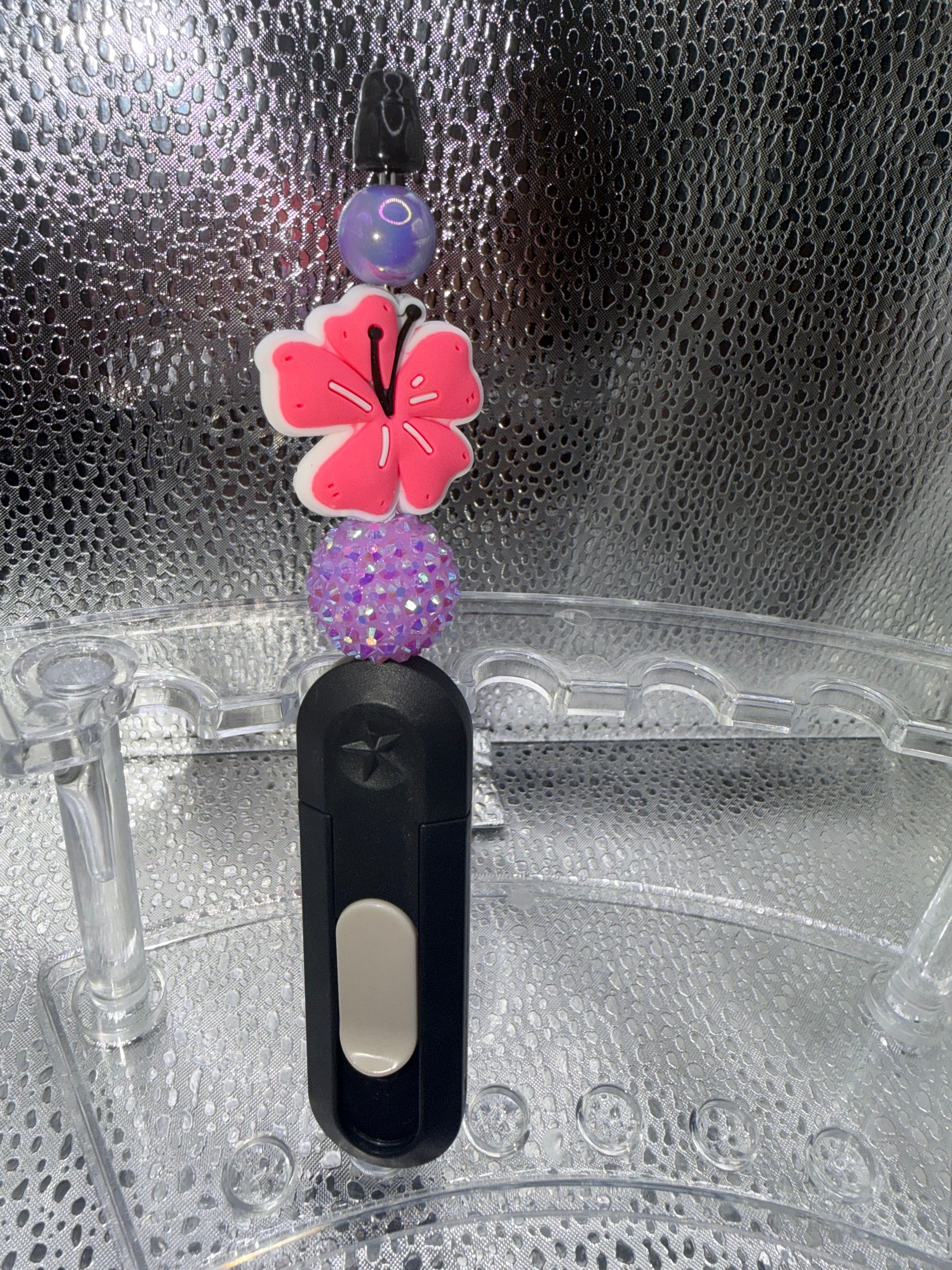 Pink hibiscus box cutter