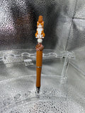 Orange cat pen (black ink)