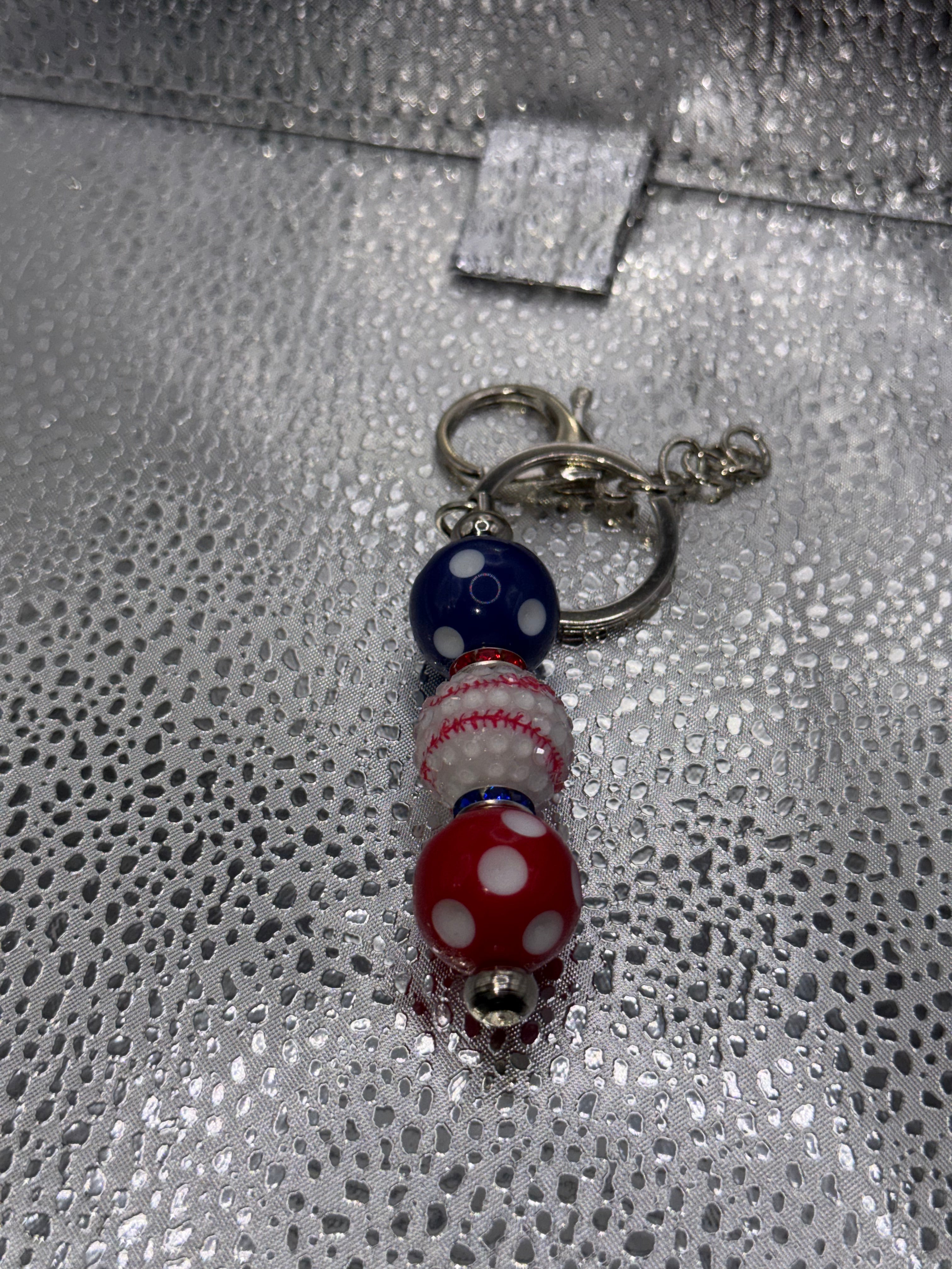 Baseball keychain