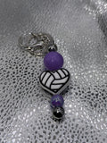 Volleyball keychain