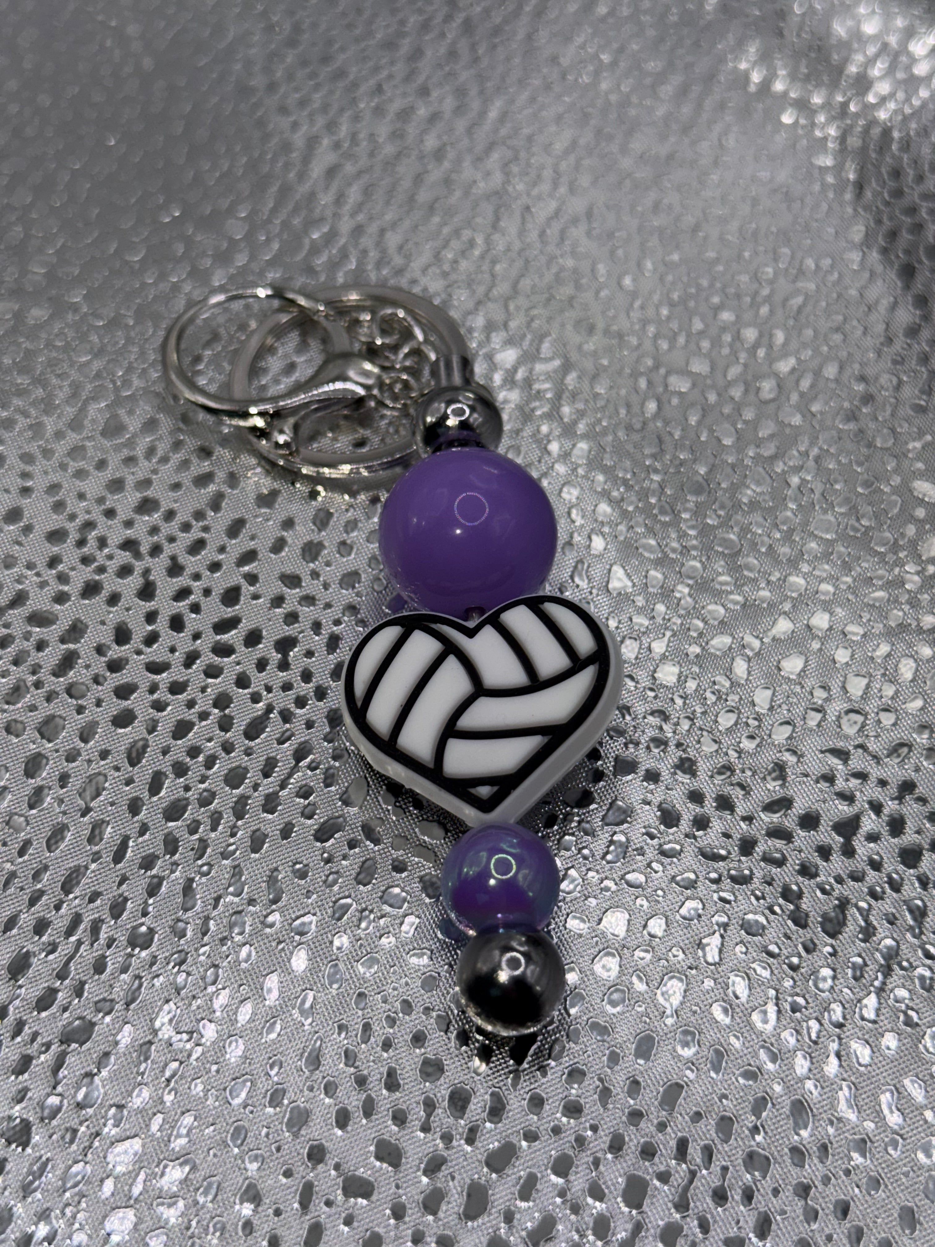 Volleyball keychain