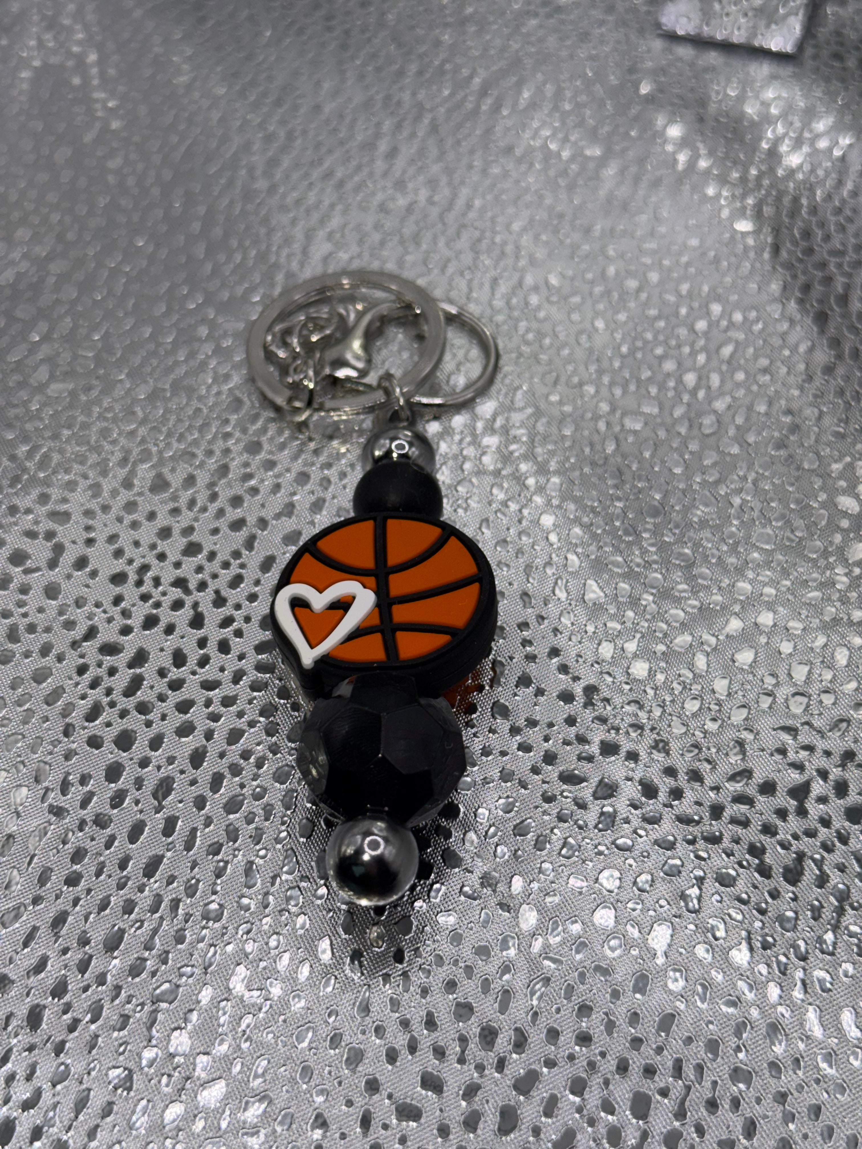 Basketball keychain