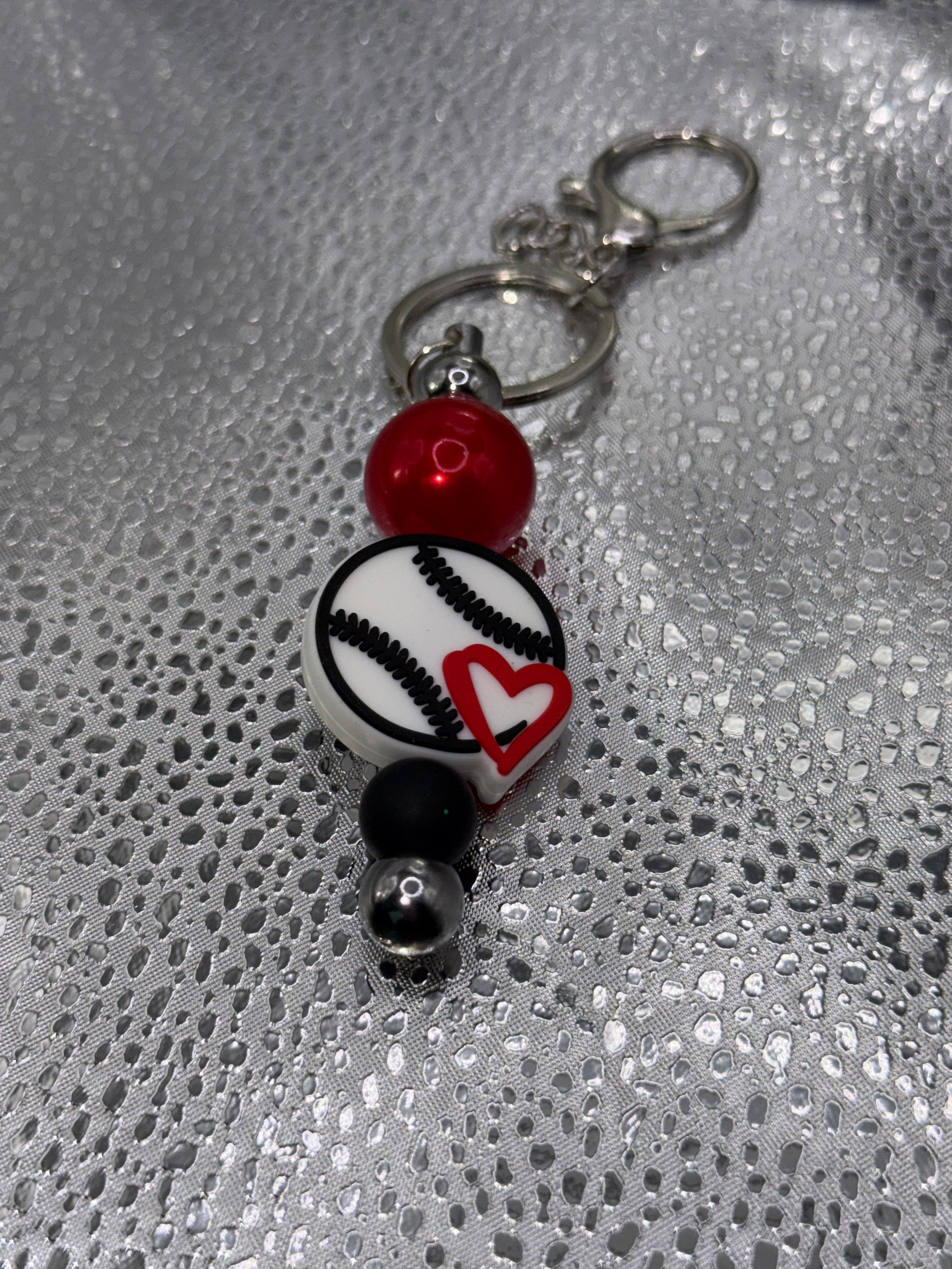 Baseball keychain